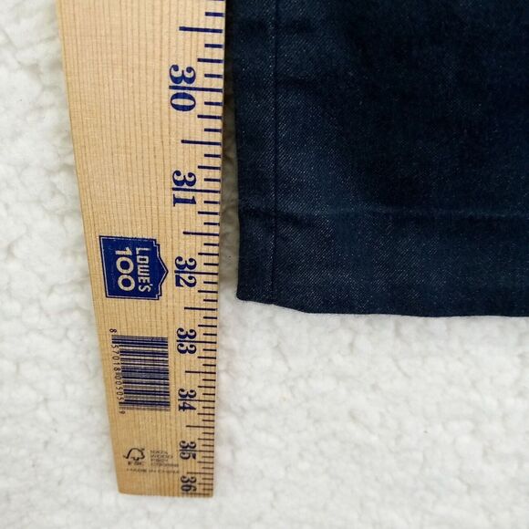 Essentials by A.B.S.‎ Pants Womens 12 (32) Denim Look Dress Pants Cotton Blend - Picture 8 of 11